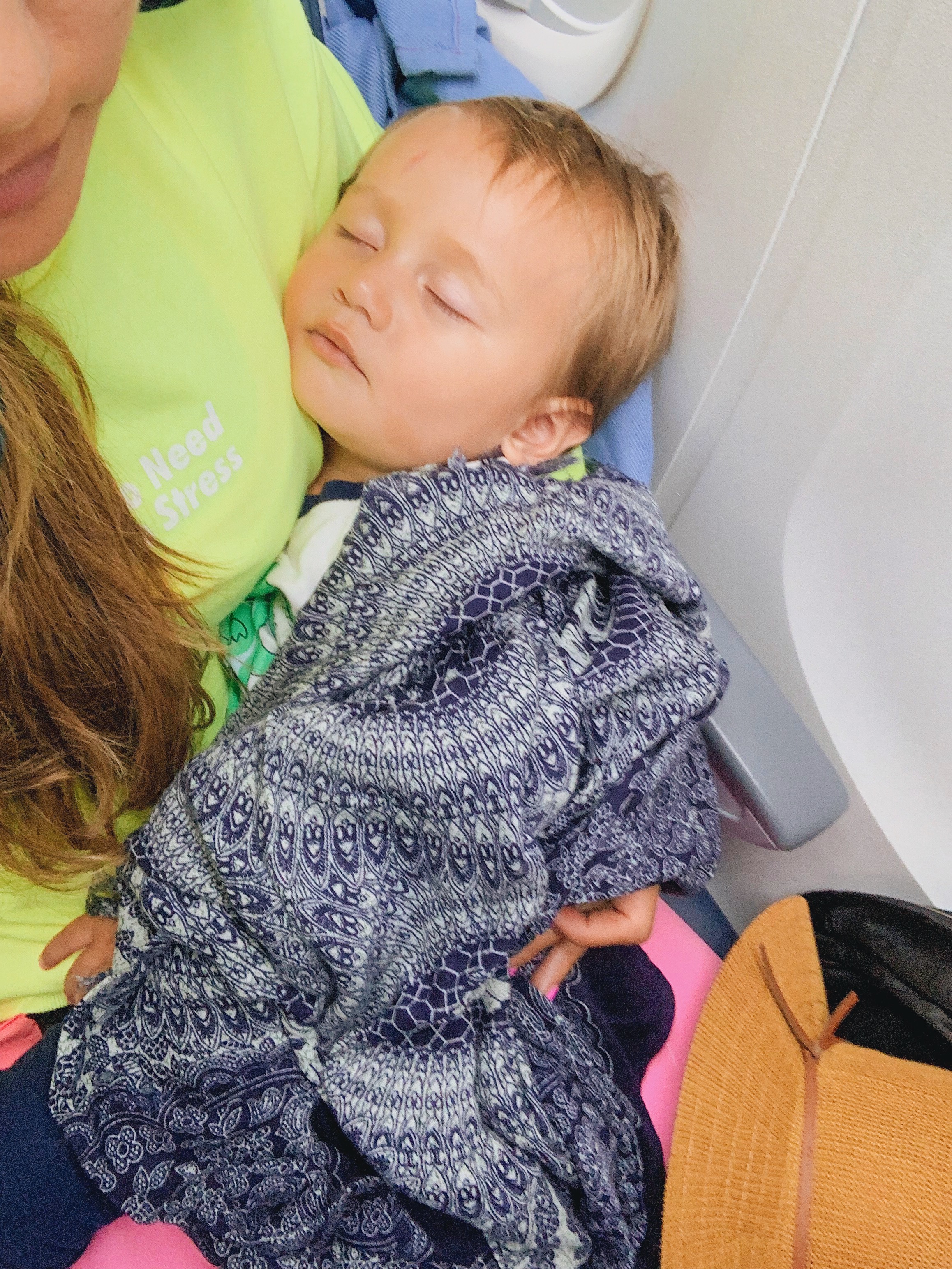 Plane ride with best sale toddler